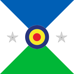 Antiga Bandeira-Insígnia de Tenente-General (FDA).png